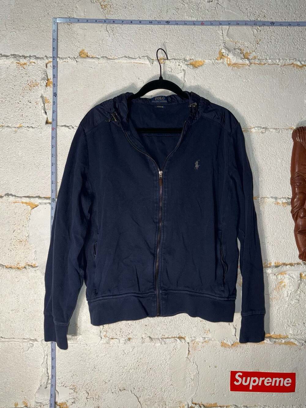 Polo Ralph Lauren Estate Rib Full-Zip Hoodie Navy Blue